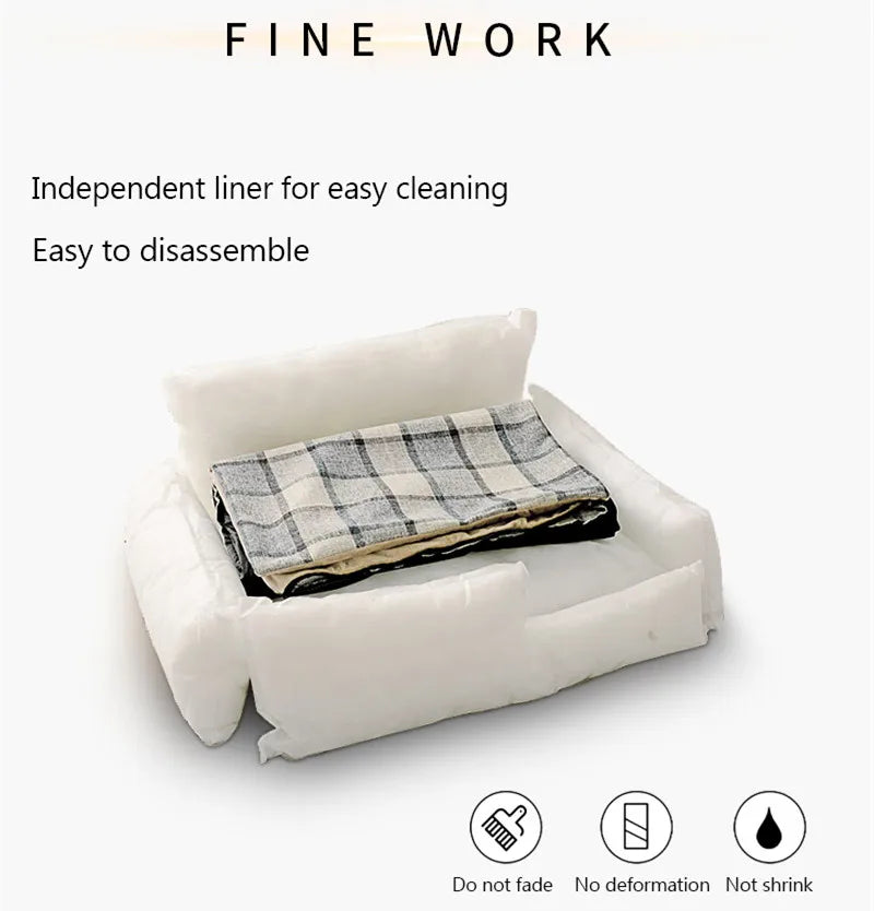 All Seasons Dog House Washable Cotton Puppy Sofa Kennel Pet Products