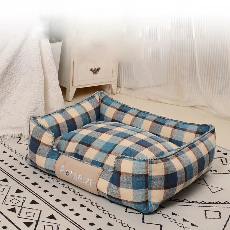 All Seasons Dog House Washable Cotton Puppy Sofa Kennel Pet Products