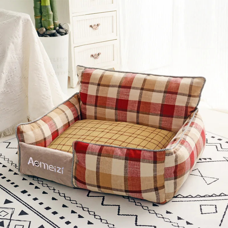 All Seasons Dog House Washable Cotton Puppy Sofa Kennel Pet Products