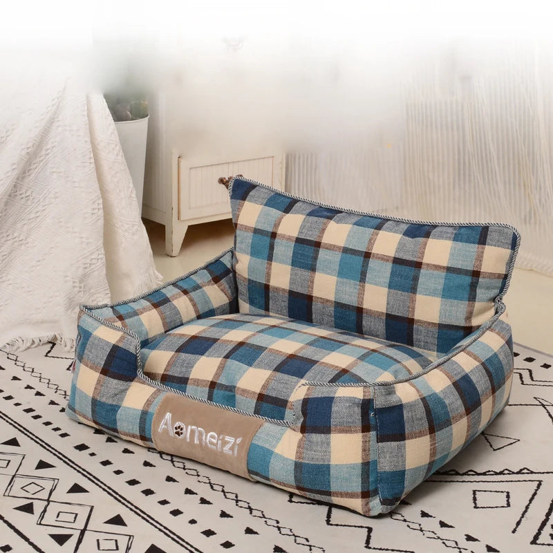 All Seasons Dog House Washable Cotton Puppy Sofa Kennel Pet Products