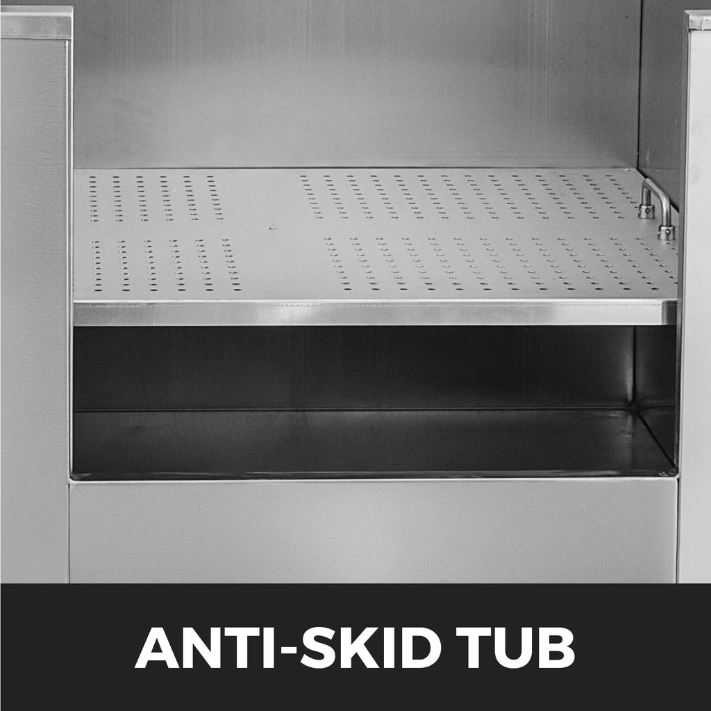 SucceBuy 62In  Professional Stainless Steel  With Steps  Dog Washing Station