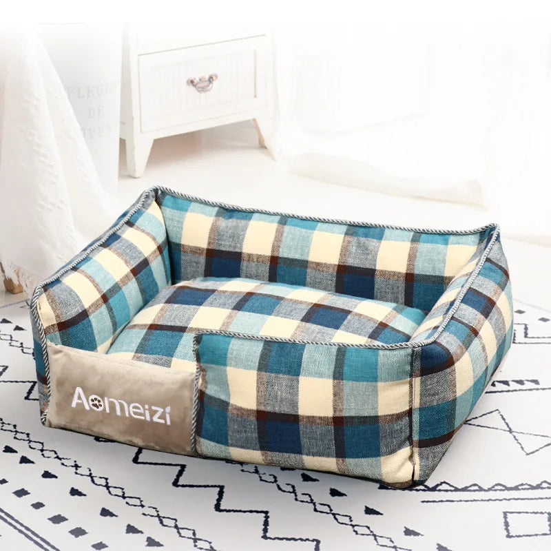 All Seasons Dog House Washable Cotton Puppy Sofa Kennel Pet Products
