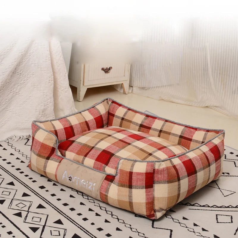 All Seasons Dog House Washable Cotton Puppy Sofa Kennel Pet Products