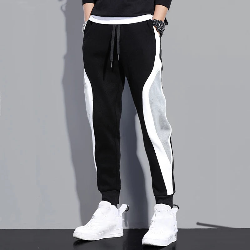 Fashion Sports Pants Man New Spring Large Size Loose Casual Student Sweatpants Men's Straight Training Trousers Joggers