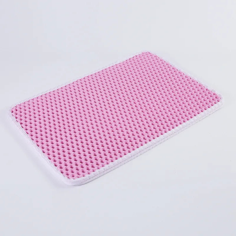 Cat Litter Mat Water Urine Proof Double Layer Pet Foldable