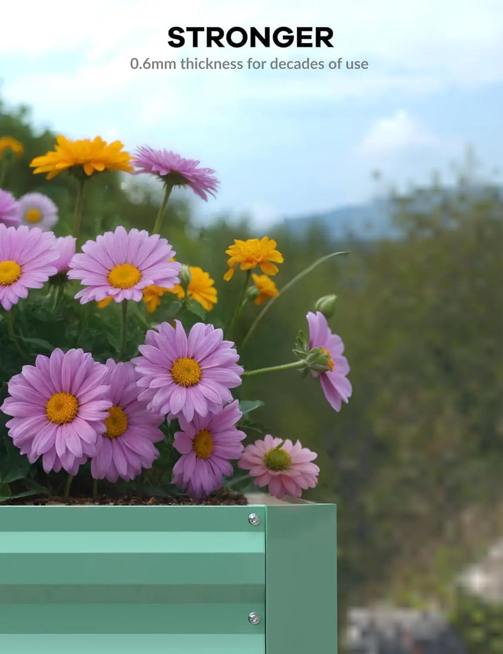 6x3x2 8x4x2ft Deep Root Planter Box for Vegetables Flowers Herbs-Large Metal Raised Garden Bed Kit