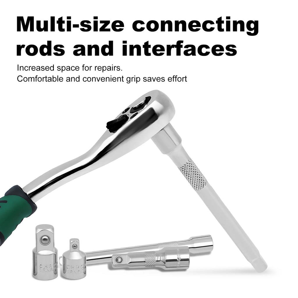 Impact Socket Adapter Set1/4" 3/8” 1/2”Drive  Chrome Vanadium Steel