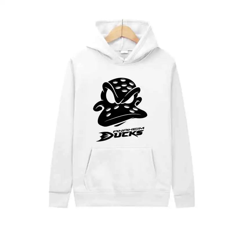 Outdoor Sports Jogging Hoodie Ducks Print Fashion Trends Tops Autumn Men Casual Streetwear Pullover Spring Unisex Clothing