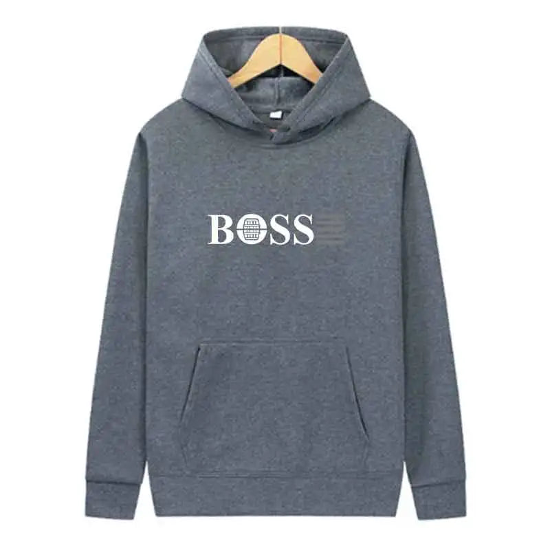 Outdoor Sports Jogging Hoodie Fashion Trends Hoodie Tops Men Casual Streetwear Pullover Spring Autumn Unisex Clothing