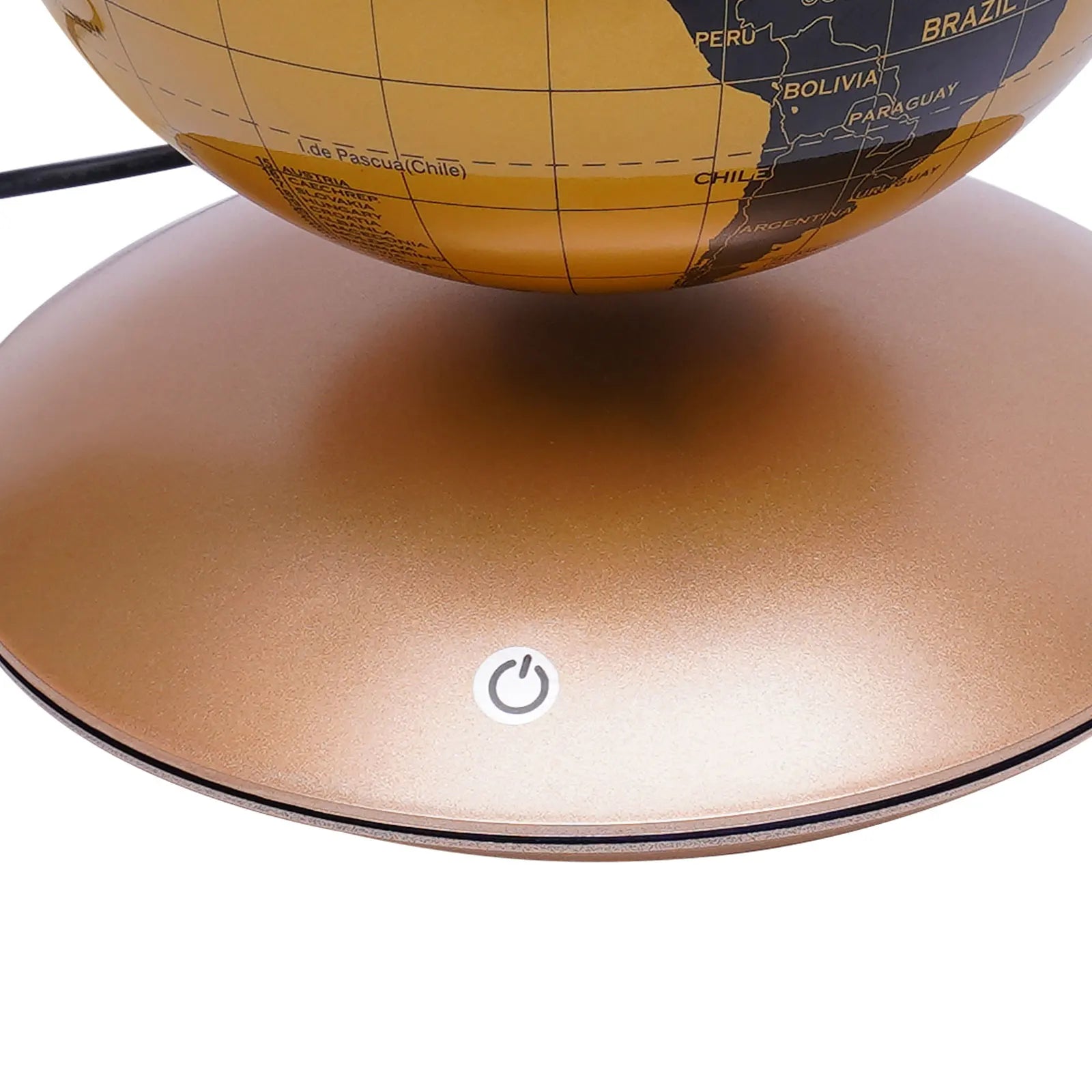 Magnetic Levitating Floating Globe World Map Color Light Night Lamp Decor DC12V