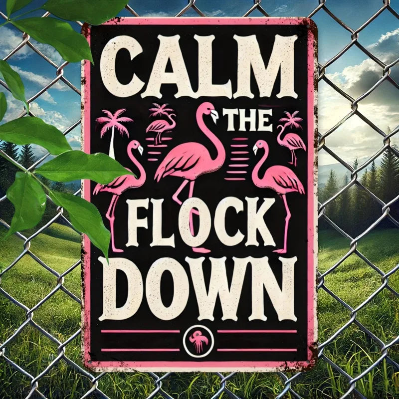 Room Decoration Vintage Decorative Iron Walls and Vintage Iron Artwork 8X12 Inch Tin Signboard Pre-drilled Durable