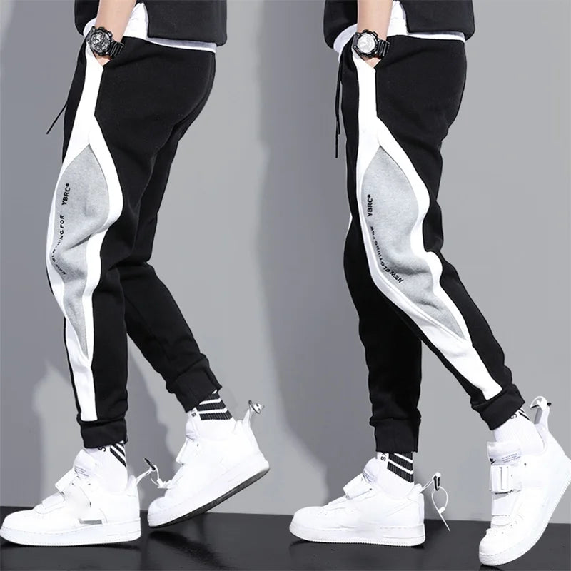 Fashion Sports Pants Man New Spring Large Size Loose Casual Student Sweatpants Men's Straight Training Trousers Joggers