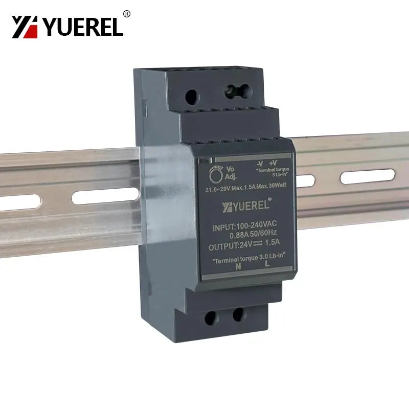 Ultrathin Switching Power Supply HDR 15W 30W 60W 100W 150W 12V 24V Rail Type Transformer