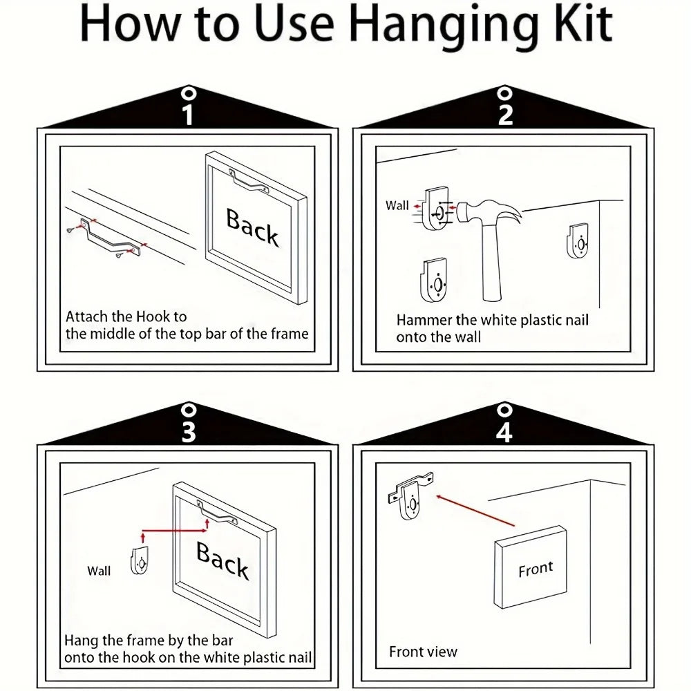 1 piece of stylish , 1.5 inch thick pine solid wood frame