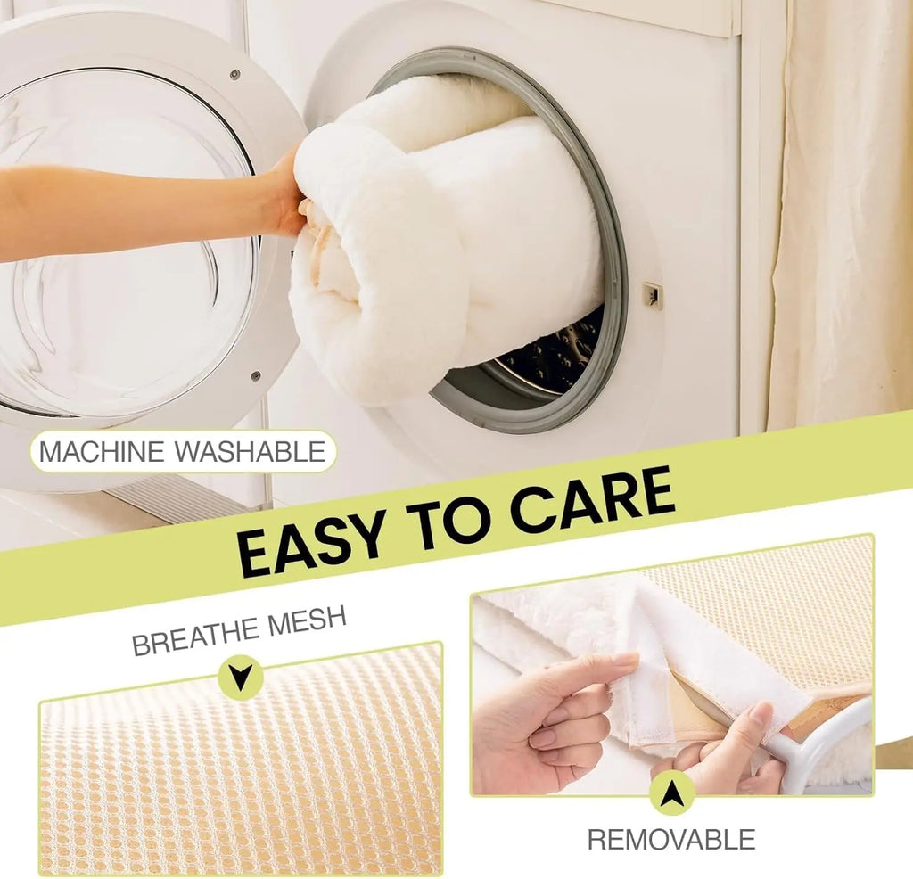 Mewoofun Foldable Cat Window Perch  Cat  White Brown Green