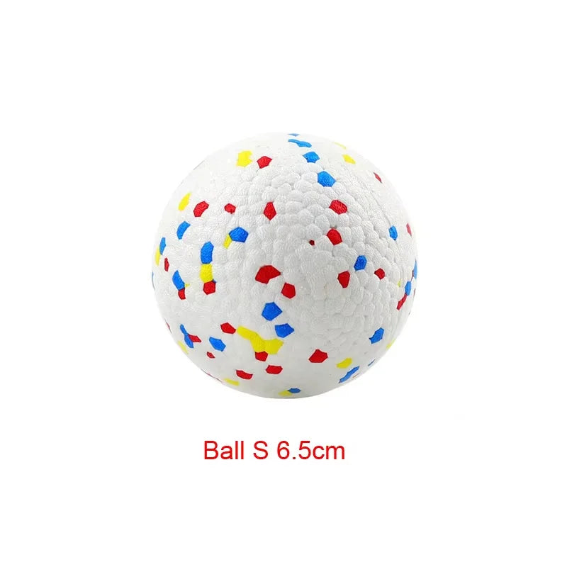 Bite Resistant Solid Dog Ball Toys for Small Dogs High Elasticity E-TPU