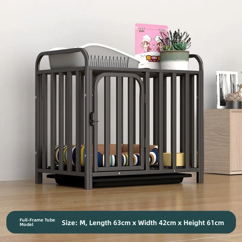 Indoor Dog Cage Large Medium Dog House with Toilet Golden Retriever Samoyed Border Collie Labr Retriever Pet Cage Fence