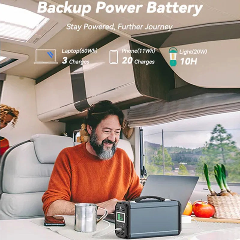 240V portable power station equipped with a 350W60000mAh