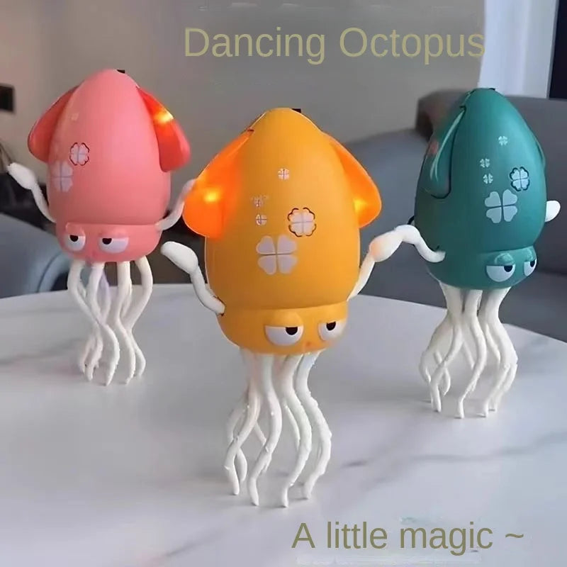 Dancing Octopus Kid Electronic Pet Toys Cartoon Interactive Development Moving Education Toddler Toy for Children Birthday Gift