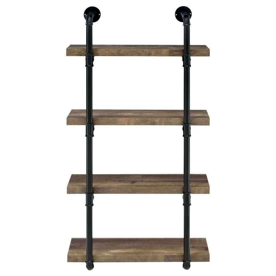 Black and Rustic Oak 4tier
