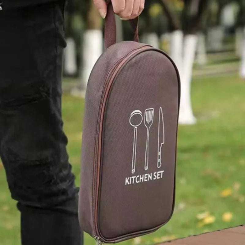 Outdoor Cutlery Portable Set Picnic Knives Kitchenware Supplies Camping Equipment Full Set Camping Self-Driving Touring