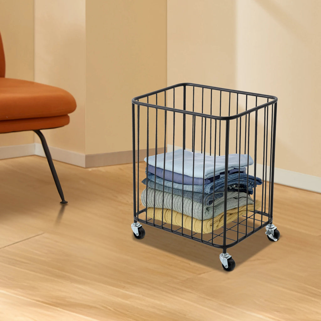 Laundry Hamper with Wheels Large-size