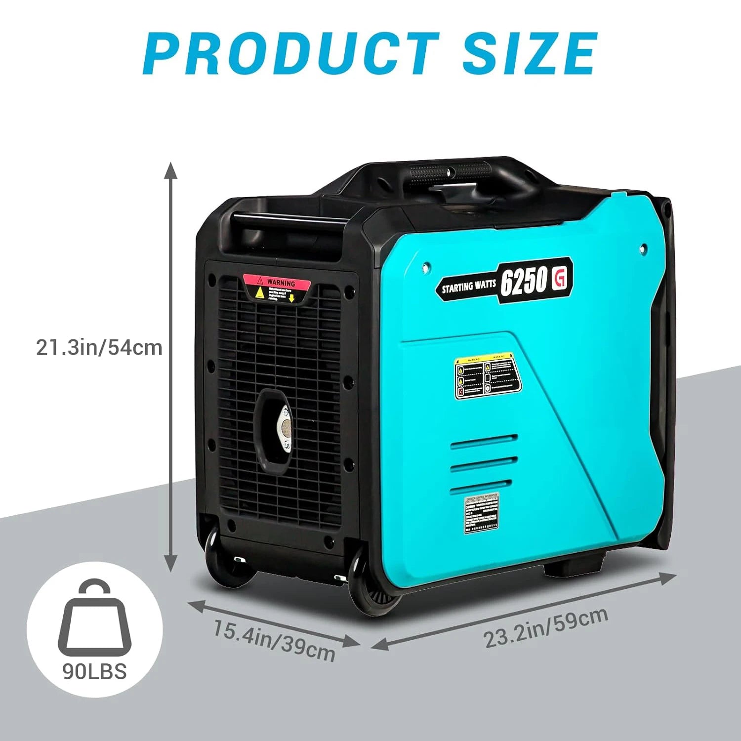 6250W Portable Inverter Generator, Outdoor Power Equipment, Super Quiet Generator, Gas Powered Generator For Emergency Use
