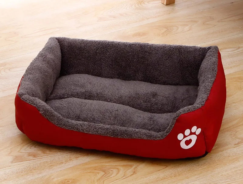 Classical pet Mat Fashion Dog Kennel Bed House Breathable Cotton Soft Cat Nest Dog Warm Bed for Small Medium Dog