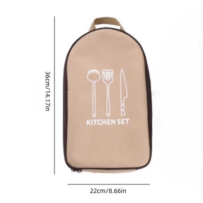 Outdoor Cutlery Portable Set Picnic Knives Kitchenware Supplies Camping Equipment Full Set Camping Self-Driving Touring