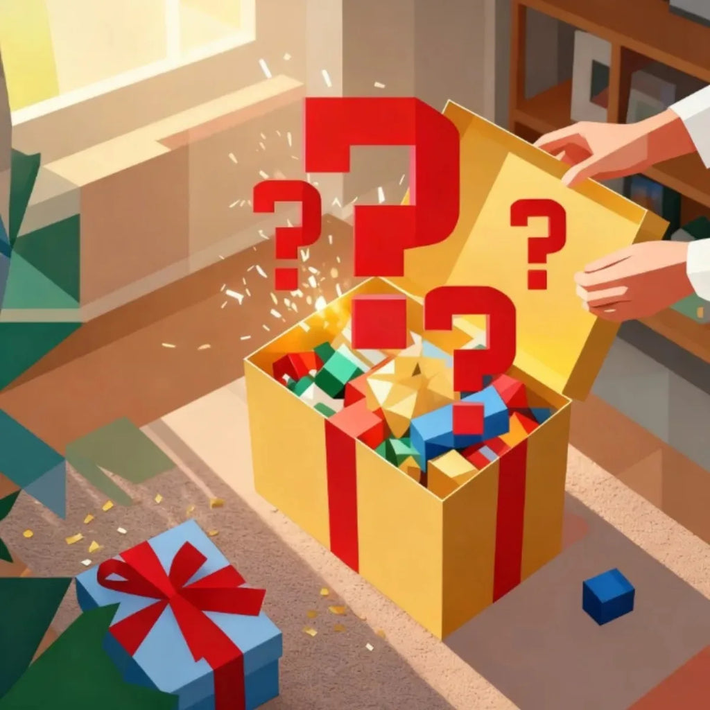 Fully Random Mystery Blind Box Surprise Gift Box with Unique Treasures Collectibles Toys Accessories for Fun Unboxing