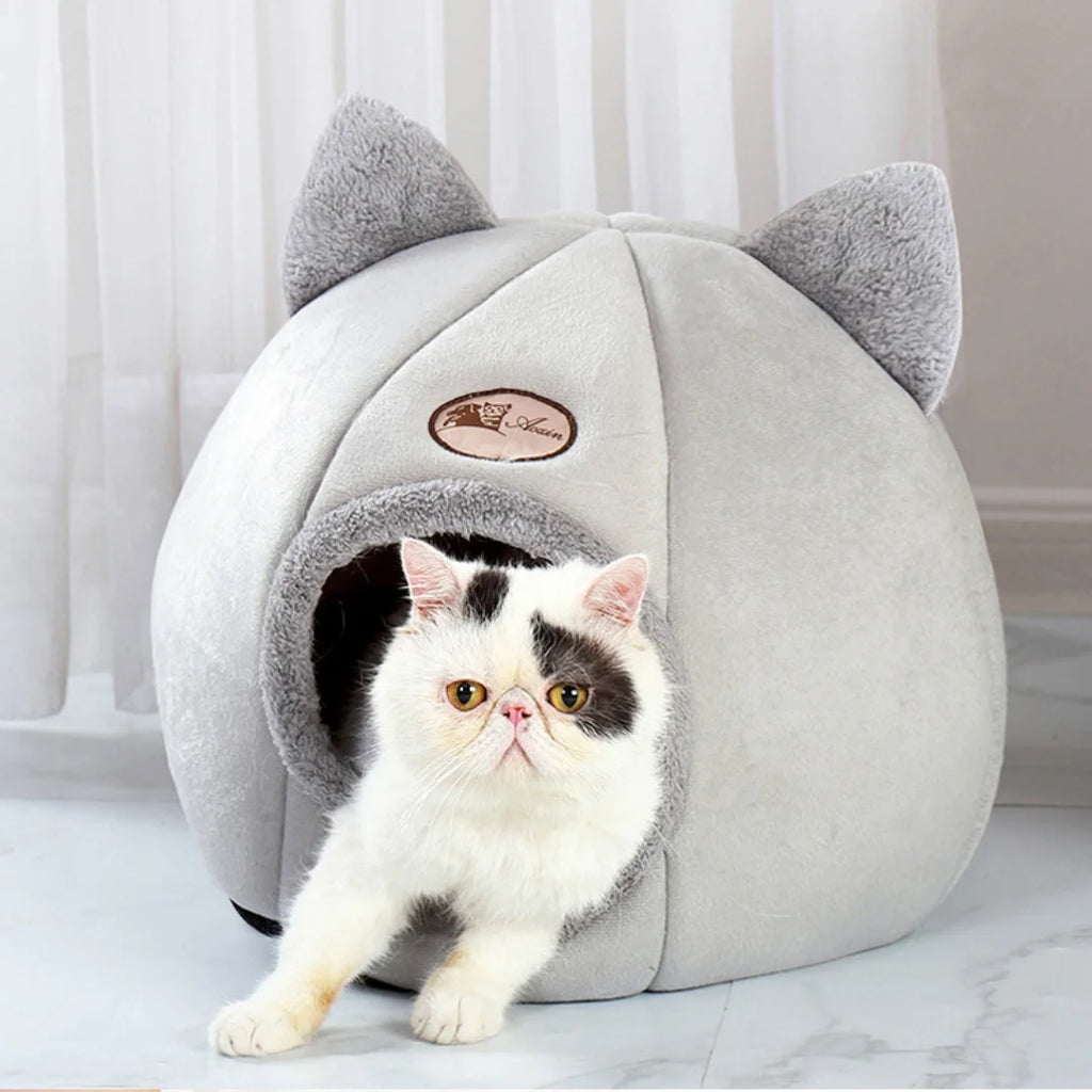 Machine Washable Cat Bed with Removable Mattress Pad