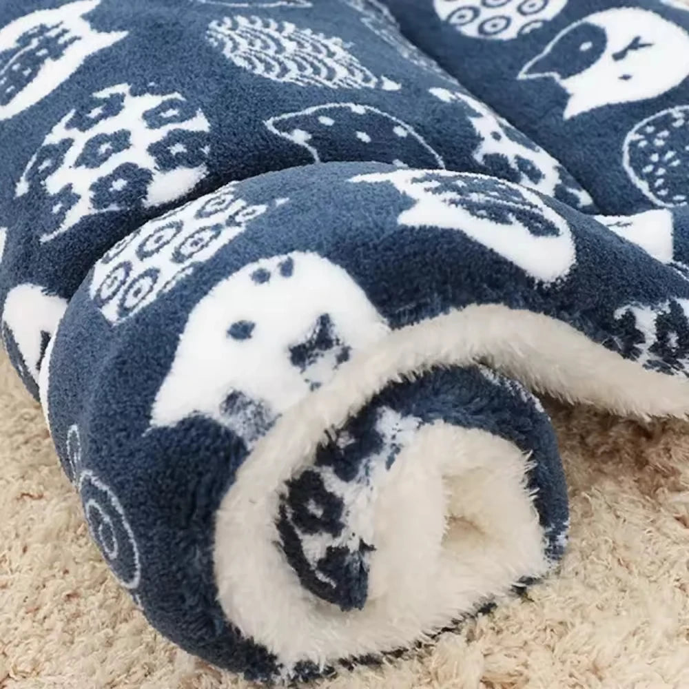 Flannel Pet Sleeping Mat Dog Bed Cat Litter Puppy Bed Dog Sofa Lovely Mattress