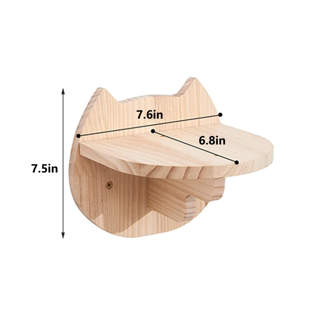 Cat Shelf Wall Hammock Climbing Shelves Moon Shaped Cats Wall Furniture