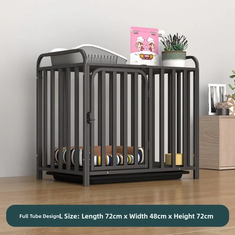 Indoor Dog Cage Large Medium Dog House with Toilet Golden Retriever Samoyed Border Collie Labr Retriever Pet Cage Fence