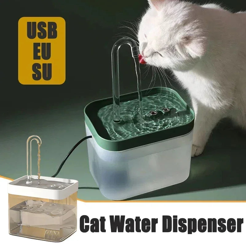1.5L Ultra-Quiet Cat Water Fountain