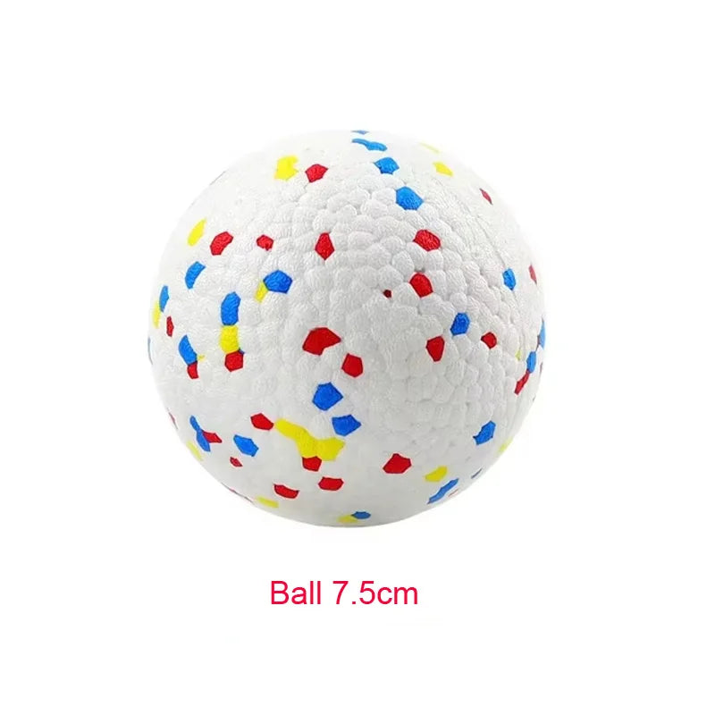 Bite Resistant Solid Dog Ball Toys for Small Dogs High Elasticity E-TPU
