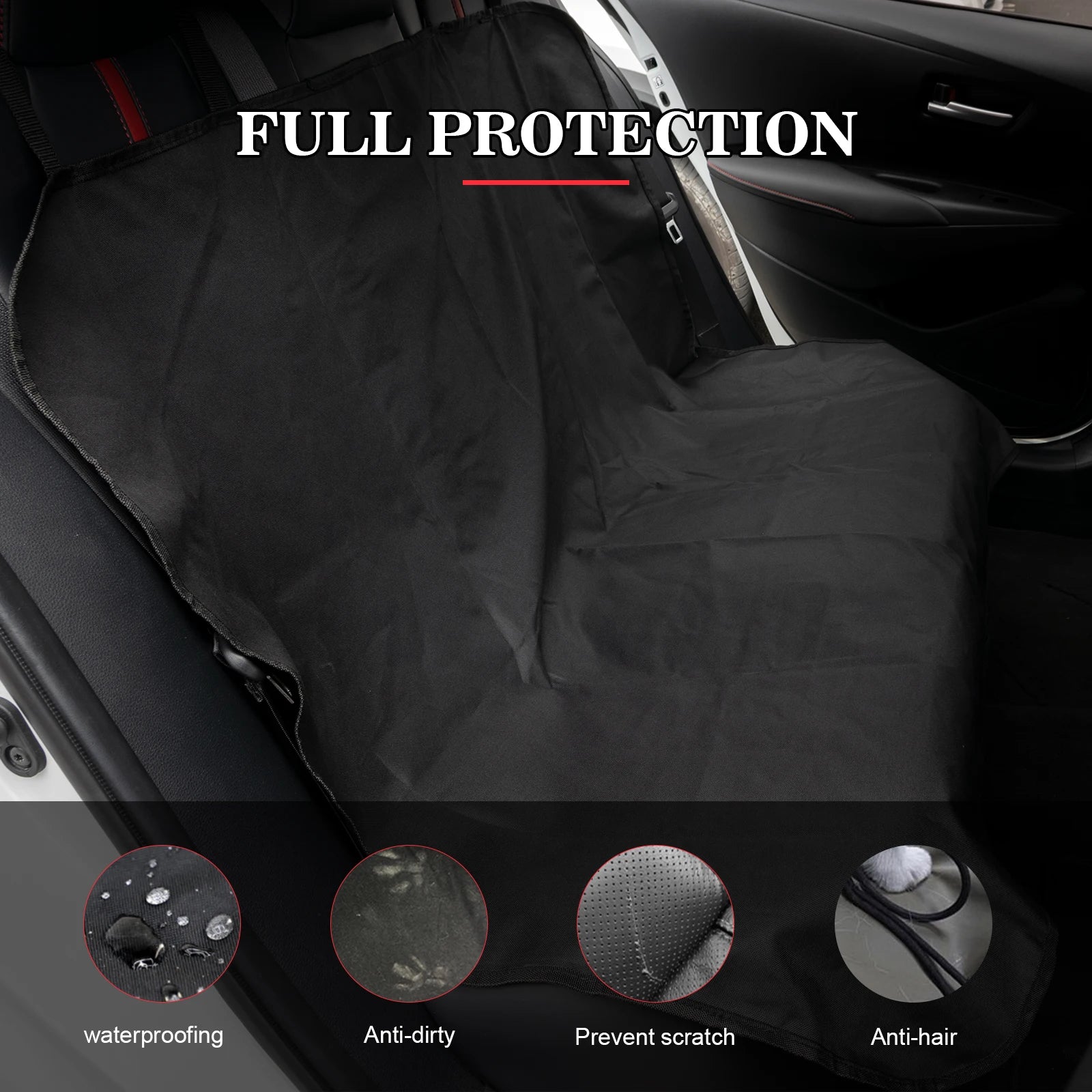 Dog Back Seat Cover Waterproof  Mat Protector Pad Travel Accessories Trunk Mat