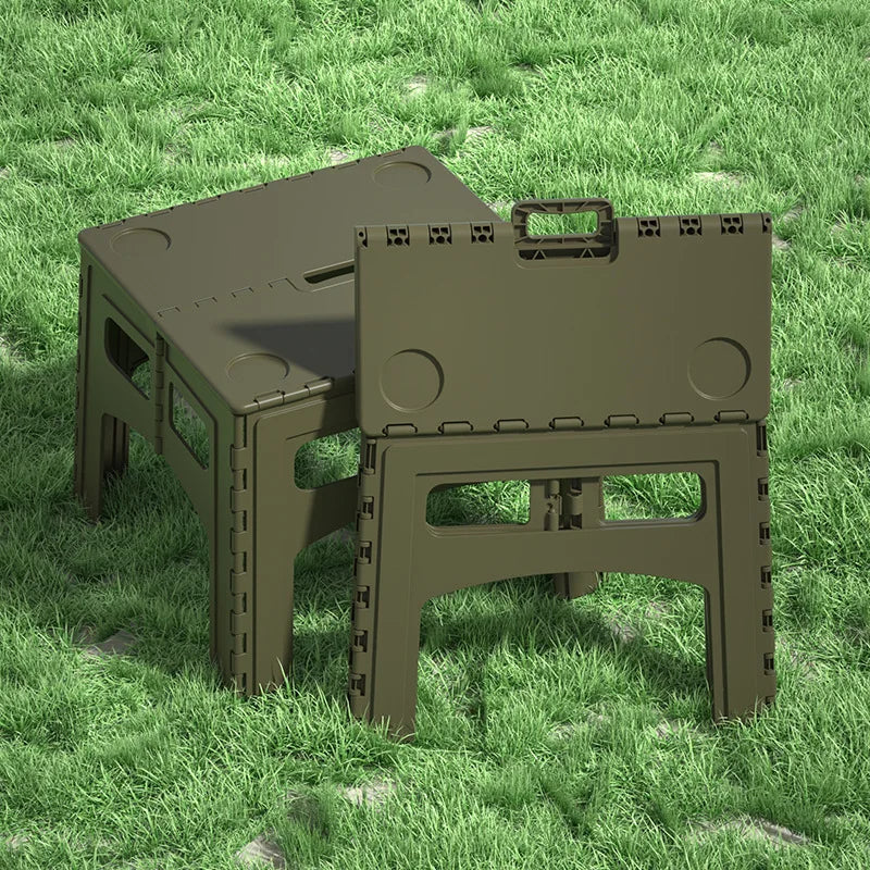 Outdoor Folding Table Portable Camping Plastic Table Simple Picnic Supplies Portable and Stable