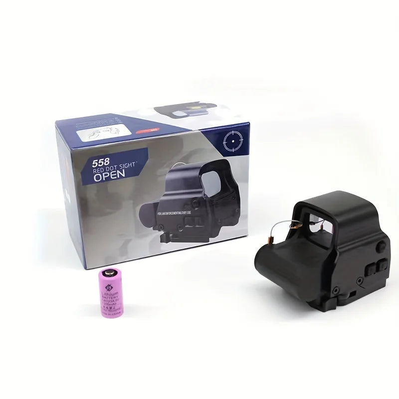 HD 558 Red Green Dot Tactical Scope Riflescope HoloSight with Quick Detach Lever