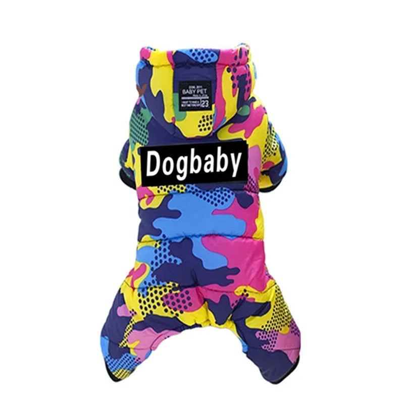 Winter Dog Clothes for Small Dogs Waterproof Dog Jumpsuit Fleece Warm Pet Jacket Yorkie Poodle Chihuahua Outfits Puppy Costume