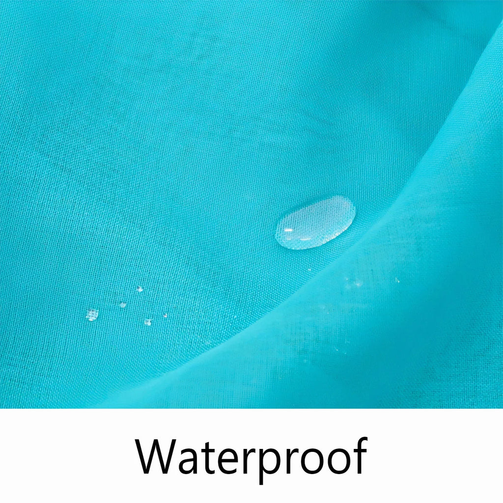 4PCS  Light, Semi-Sheer, Grommet Top For Courtyards, Terraces, Swimming Pools, Balconies