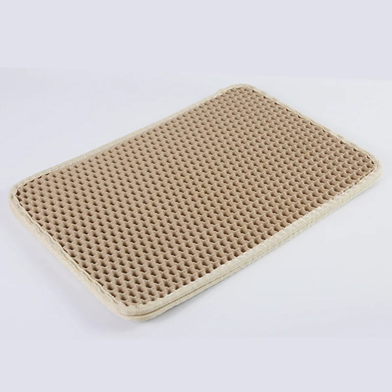 Cat Litter Mat Water Urine Proof Double Layer Pet Foldable