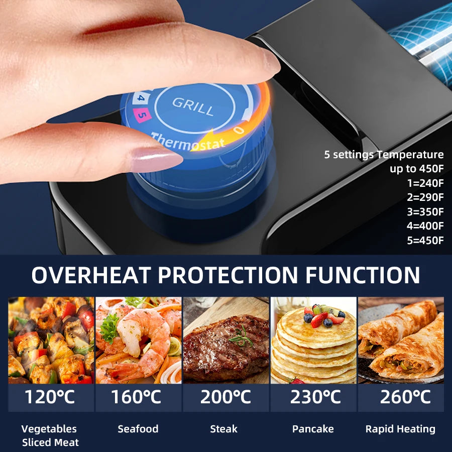 Home Smoke-free Electric Baking Tray Multifunctional Baking Tray Party