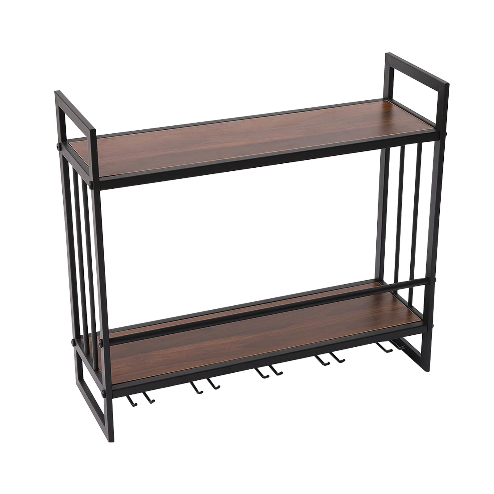 LED Wine Rack Wall Mounted 23.6In Metal