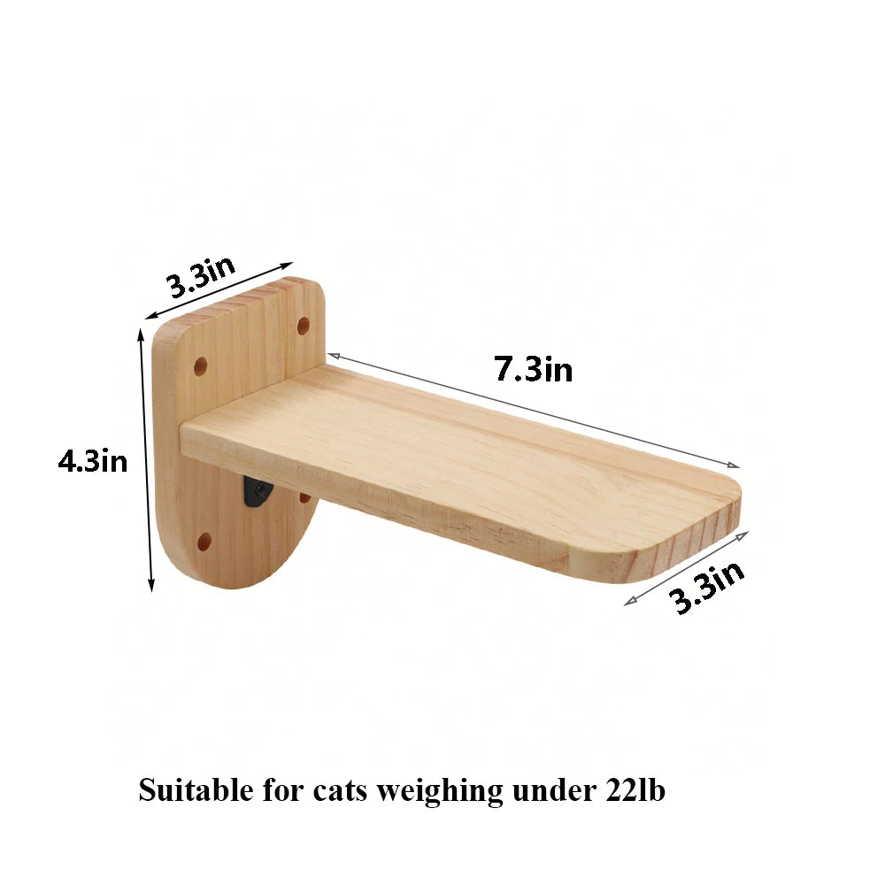 Cat Shelf Wall Hammock Climbing Shelves Moon Shaped Cats Wall Furniture