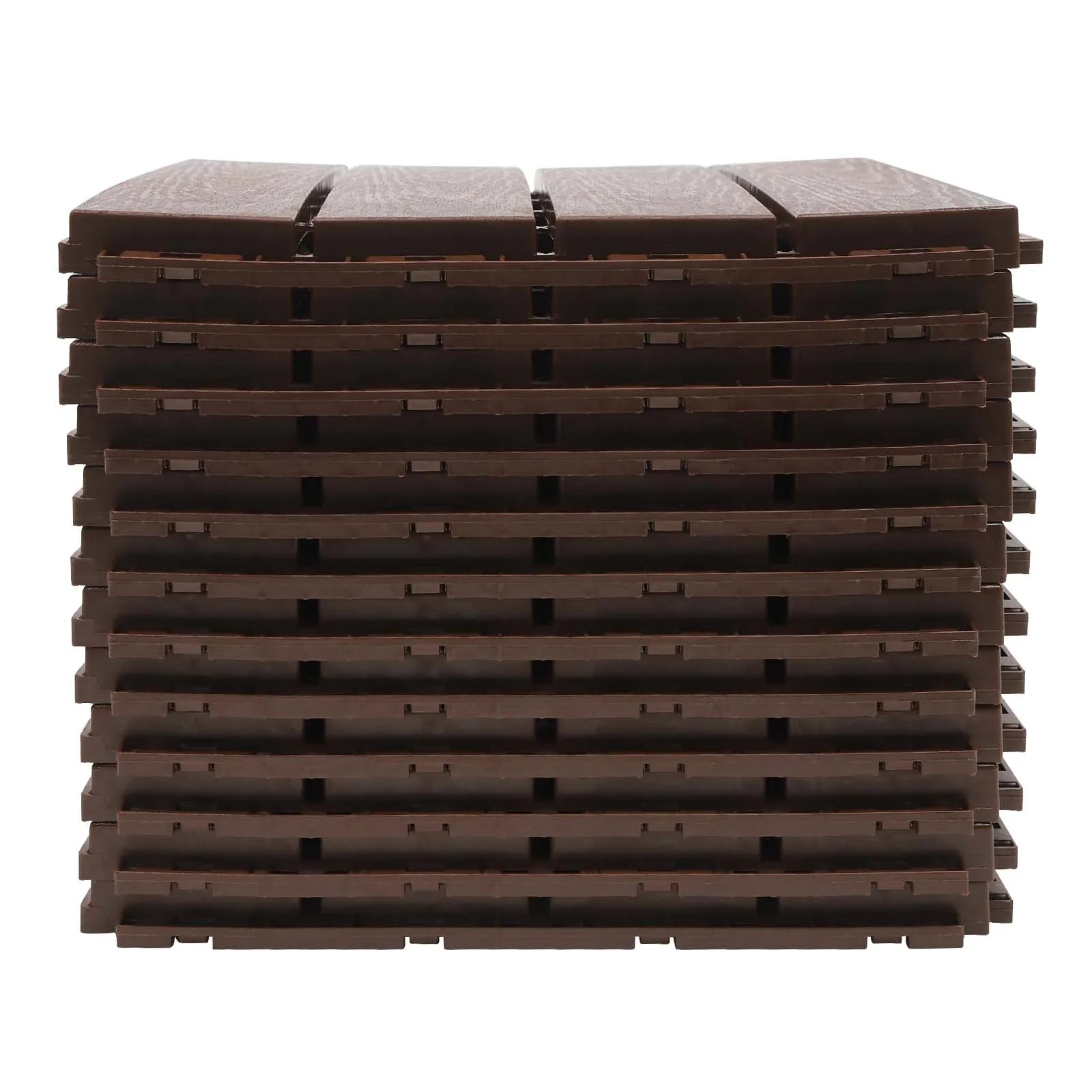 Balcony Flooring – 12-Pack Interlocking Deck Tiles – 12 x 12-inch Floor Tiles – Flooring for Balcony, Patio, Porch