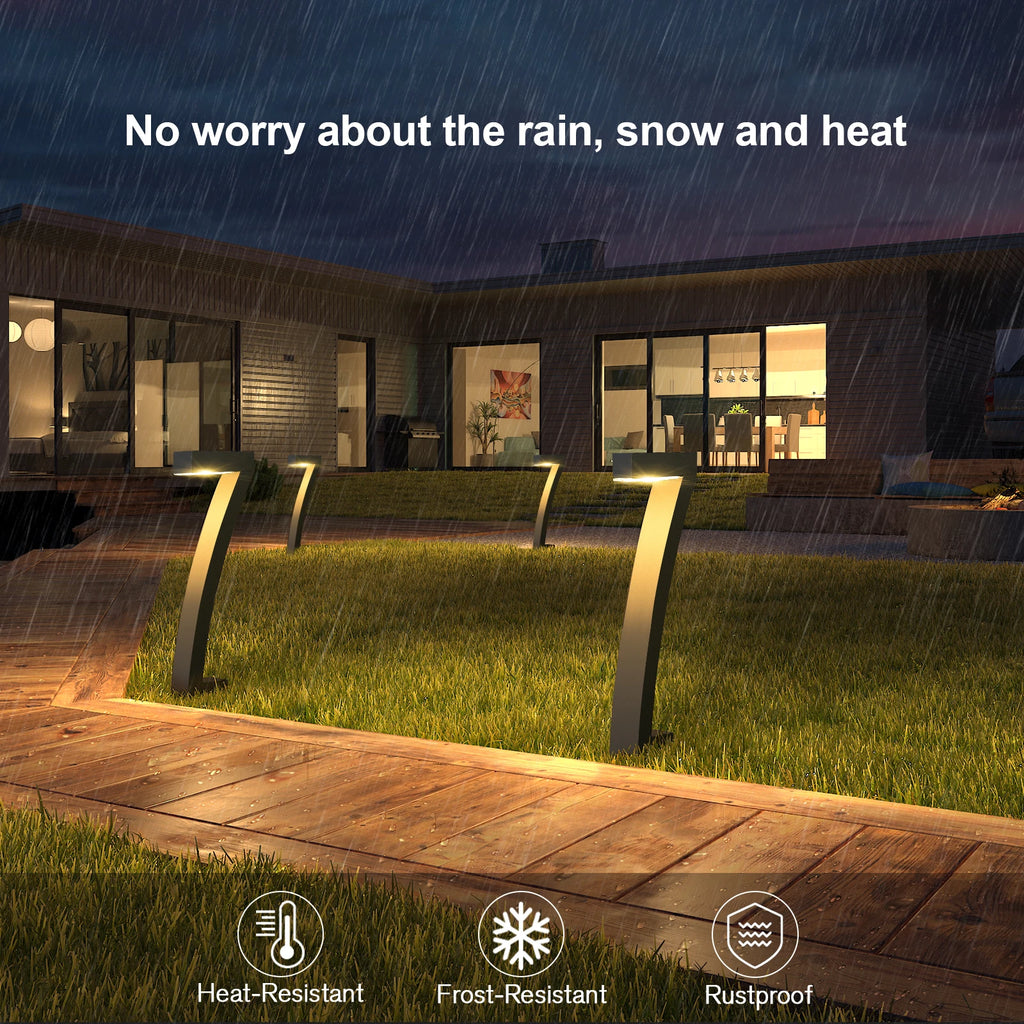 6/12 Pack Bright  12 Hrs Solar Garden Lights, Auto On/Off for Outside Landscape Path Yard Walkway