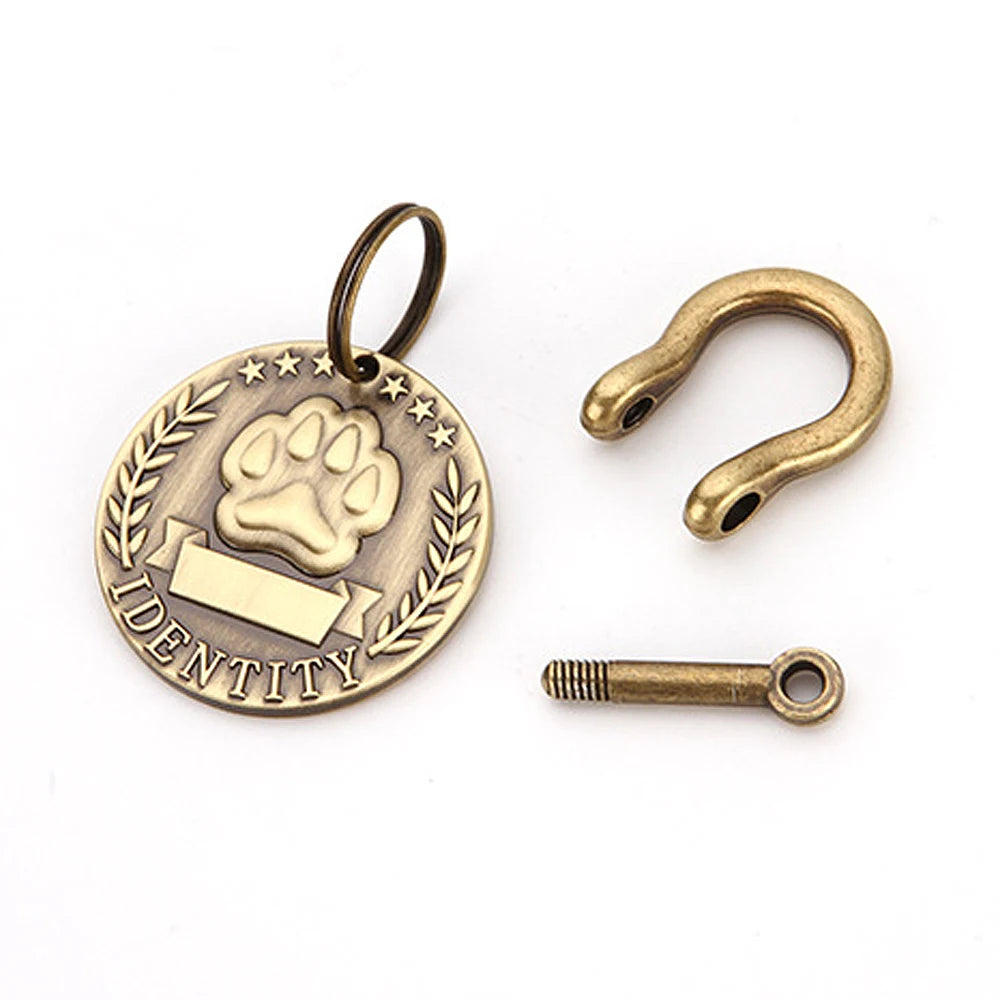 Personalized Address Tags For Dogs Id Tags Dog Tag Free Engraved Custom Dog Collar Cats Dog Name Tag Pet Id Anti-lost Nameplate