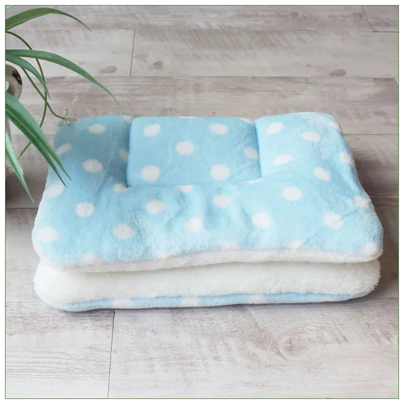 Flannel Pet Mat Dog Bed Cat Bed Thicken Sleeping Mat Dog Blanket Mat For Puppy Kitten Pet Dog Bed for Small Large Dogs Pet Mats