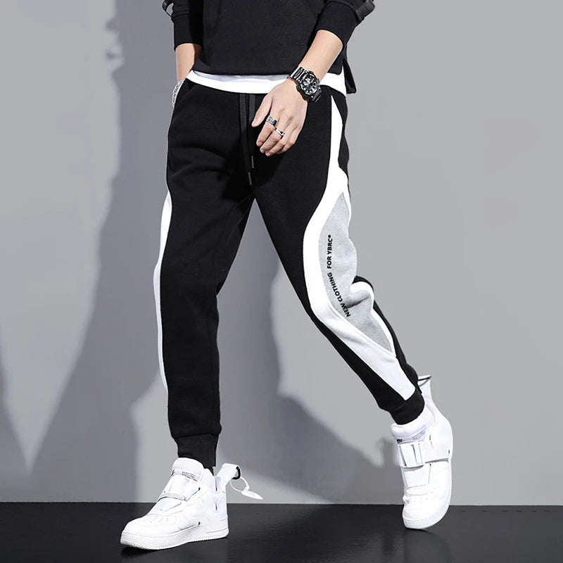 Fashion Sports Pants Man New Spring Large Size Loose Casual Student Sweatpants Men's Straight Training Trousers Joggers